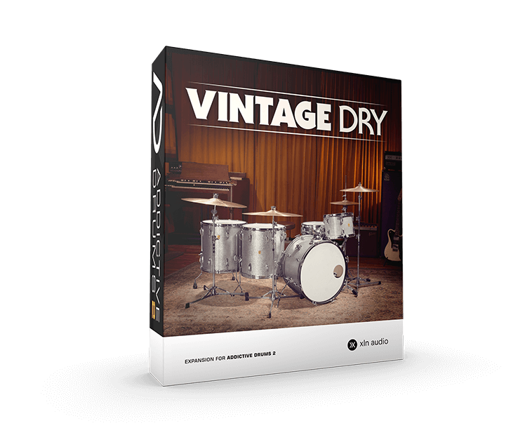 XLN Audio Addictive Drums 2 | Vintage Dry (AD2+AdPak)